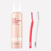 BLBLINK Hair Identifier & Removal Set - 150ml Spray with 2 Razors